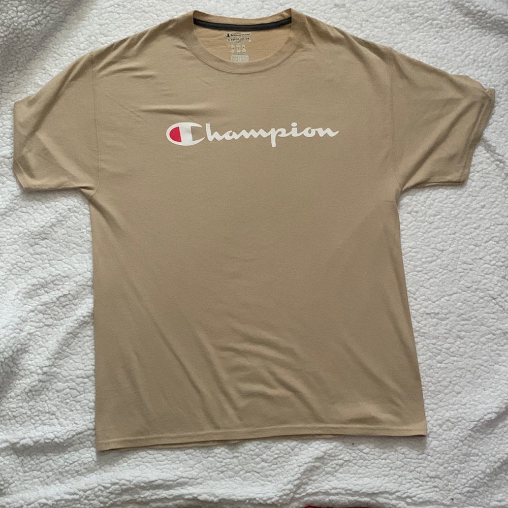 Tan Men’s Champion Tee Shirt